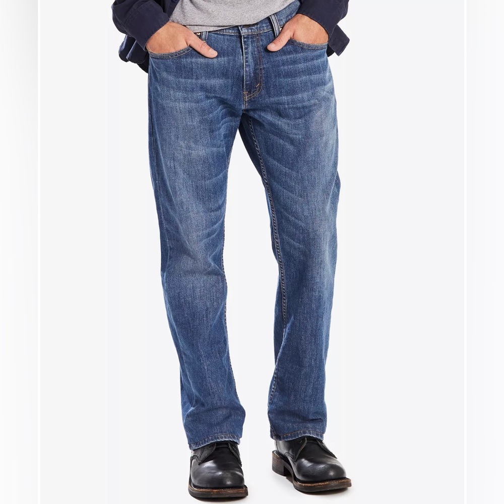 Levi Relaxed Straight 599 Denim Jeans 42X36